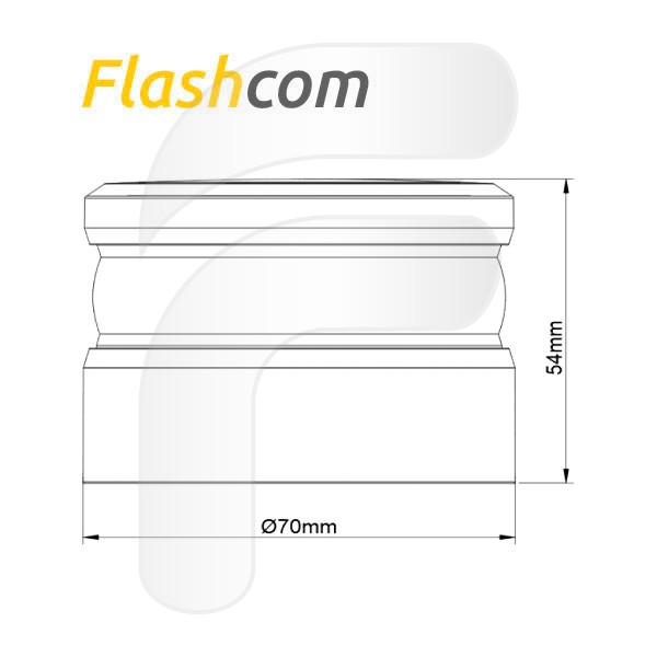 FLASHCOM BALIZA EMERGENCIA LED V16 RECARGABLE USB